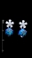 Show details for Odm Zine-Alloy Dark Blue Drop & Dangle