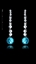 Show details for Long Lasting Geometric Swarovski Element Drop & Dangle