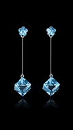 Picture of Popular Sea Blue Zine-Alloy Drop & Dangle