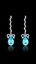 Show details for Fashionable Zinc-Alloy Sea Blue Drop & Dangle