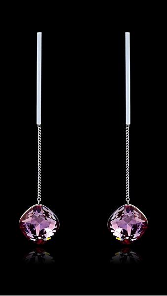 Picture of Brand New Zinc-Alloy Single Stone Drop & Dangle