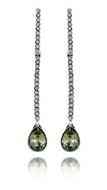 Picture of Fashionable Platinum Plated Crystal Drop & Dangle