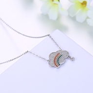 Picture of Cute Designed Platinum Plated Necklaces & Pendants