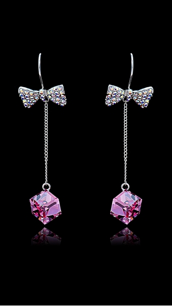 Picture of Novel Style Platinum Plated Zinc-Alloy Drop & Dangle