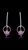 Picture of Modern Single Stone Pink Drop & Dangle