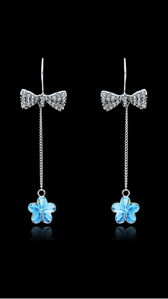 Picture of Unique Design Platinum Plated Zinc-Alloy Drop & Dangle