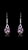 Picture of Popular Platinum Plated Big Drop & Dangle