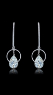 Picture of Fabulous Single Stone Zinc-Alloy Drop & Dangle