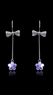 Picture of Unique Zinc-Alloy Floral Drop & Dangle