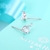 Picture of Durable White Platinum Plated Stud 