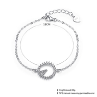 Picture of Cute Designed Platinum Plated Bracelets