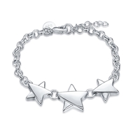 Picture of Cute Designed Platinum Plated Bracelets