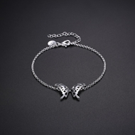 Picture of Attractive And Elegant Platinum Plated Bracelets