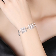 Picture of Popular Design Platinum Plated Bracelets