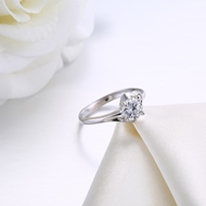 Picture of Discount Platinum Plated White Fashion Rings