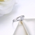 Picture of Simple And Elegant Platinum Plated White Fashion Rings