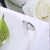 Picture of Modern Design Platinum Plated White Fashion Rings