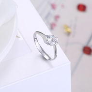 Picture of Charming White Platinum Plated Fashion Rings