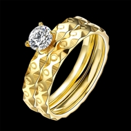 Picture of Promotion White Stainless Steel Fashion Rings