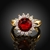 Picture of High Rated Red Fashion Rings