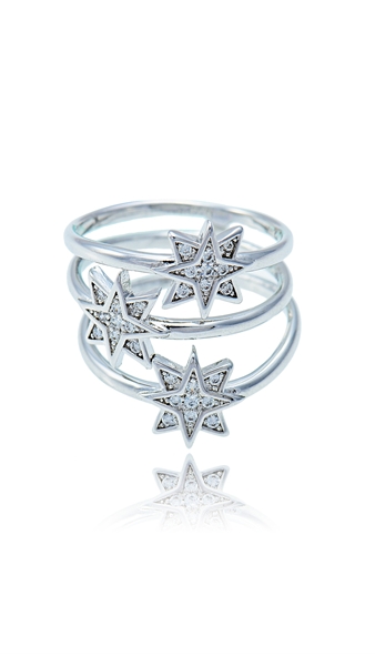 Picture of Beauteous Delicate Platinum Plated Fashion Rings