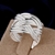 Picture of Beauteous Platinum Plated White Fashion Rings