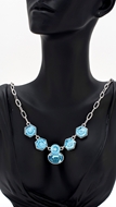 Show details for Sparkling And Fresh Colored Geometric Platinum Plated Necklaces Show details for Sparkling And Fresh Colored Geometric Platinum Plated Necklaces