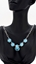 Show details for Sparkling And Fresh Colored Geometric Platinum Plated Necklaces