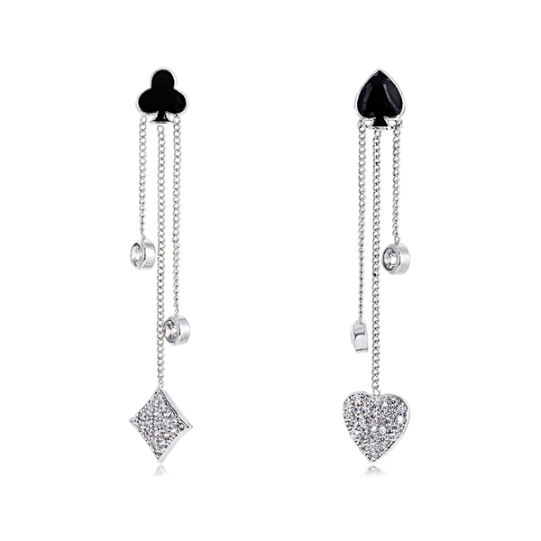 Picture of Others Cubic Zirconia Dangle Earrings 2YJ053513E