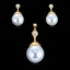 Show details for Artificial Pearl Party Necklace And Earring Sets 2YJ053573S