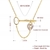 Picture of Simple Casual Short Chain Necklaces 3LK053646N