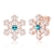 Picture of Snowflake Simple Stud Earrings 3LK053858E