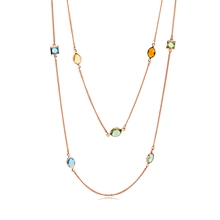 Show details for Artificial Crystal Casual Layered Necklaces 2YJ054016N