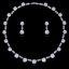 Show details for Big Cubic Zirconia Necklace And Earring Sets 1JJ054505S