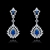 Picture of Cubic Zirconia Copper Or Brass Dangle Earrings 1JJ054511E