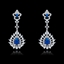 Show details for Cubic Zirconia Copper Or Brass Dangle Earrings 1JJ054511E