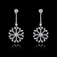 Show details for  Cubic Zirconia Copper Or Brass Dangle Earrings 1JJ054519E