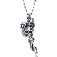 Picture of Famous Skull Holiday Pendant Necklace