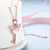 Picture of Hypoallergenic Rose Gold Plated White Pendant Necklace with Easy Return