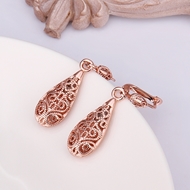 Picture of Good Big Copper or Brass Dangle Earrings