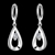 Picture of Reasonably Priced Platinum Plated Copper or Brass Dangle Earrings from Reliable Manufacturer