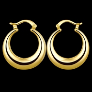 Picture of Simple Copper or Brass Big Hoop Earrings with Unbeatable Quality