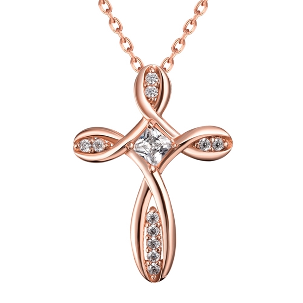 Picture of New Season White Copper or Brass Pendant Necklace with SGS/ISO Certification