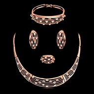 Picture of Brand New White Gold Plated 4 Piece Jewelry Set with SGS/ISO Certification