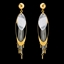Show details for New Season Gold Plated Dubai Dangle Earrings with SGS/ISO Certification