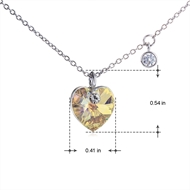 Picture of Brand New Colorful Love & Heart Pendant Necklace with SGS/ISO Certification