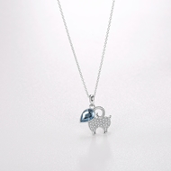 Picture of Casual Swarovski Element Pendant Necklace of Original Design