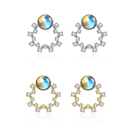 Picture of Low Price 925 Sterling Silver Casual Stud Earrings with Full Guarantee