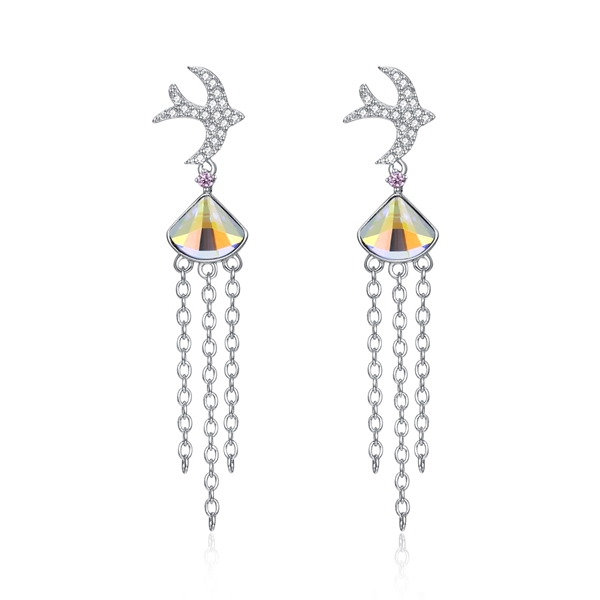 Picture of Best Swarovski Element Classic Dangle Earrings