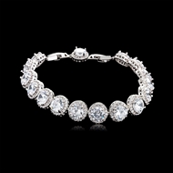 Picture of Unusual Small Cubic Zirconia Tennis Bracelet